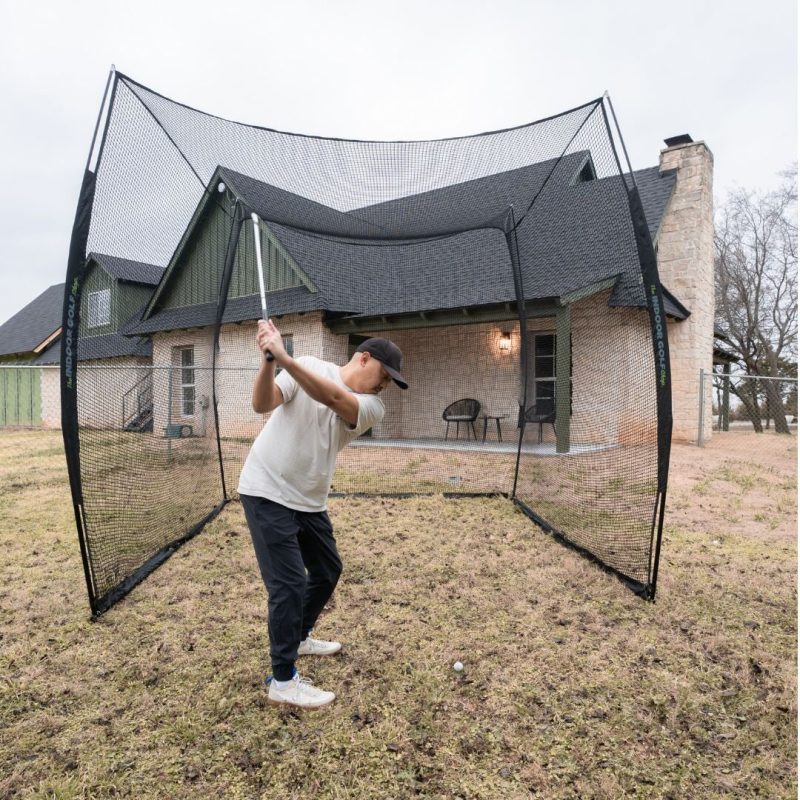 10x10x10 square net outdoors