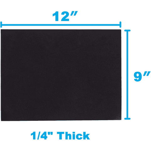 Foam undulation dimensions