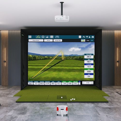 FlightScope X3 SIG12 Golf Simulator Package Golf Simulator Flightscope 4' x 10'