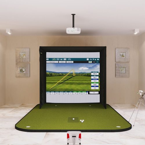 FlightScope X3 SIG8 Golf Simulator Package Golf Simulator Flightscope SIG8 Golf Simulator Flooring