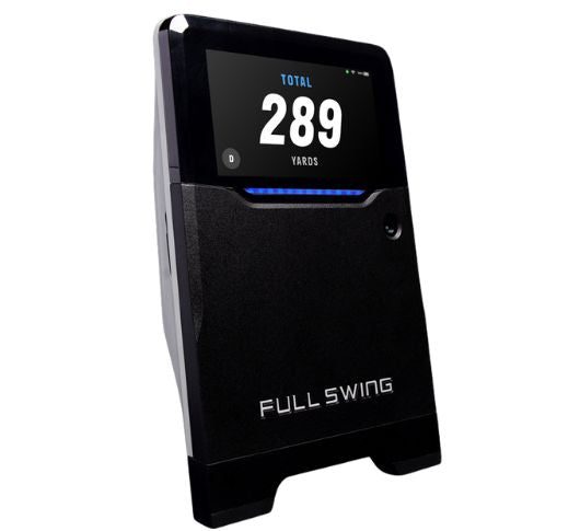 Full Swing KIT launch monitor with data on screen