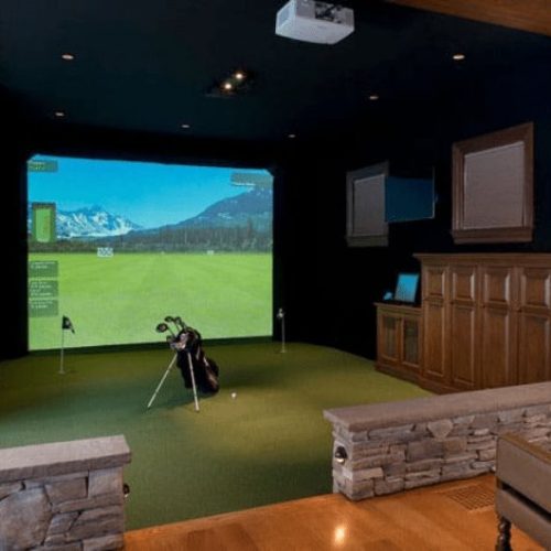 HD GOLF SIMULATOR HOME SETUP