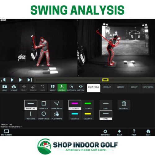 HD GOLF SIMULATOR SWING ANALYSIS