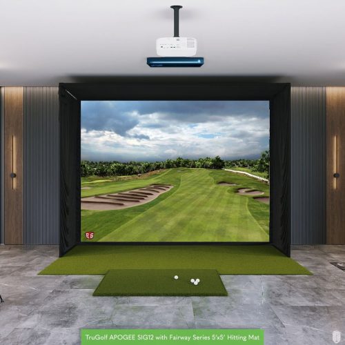 TruGolf APOGEE SIG12 Golf Simulator Package Golf Simulator TruGolf Fairway Series 5' x 5'