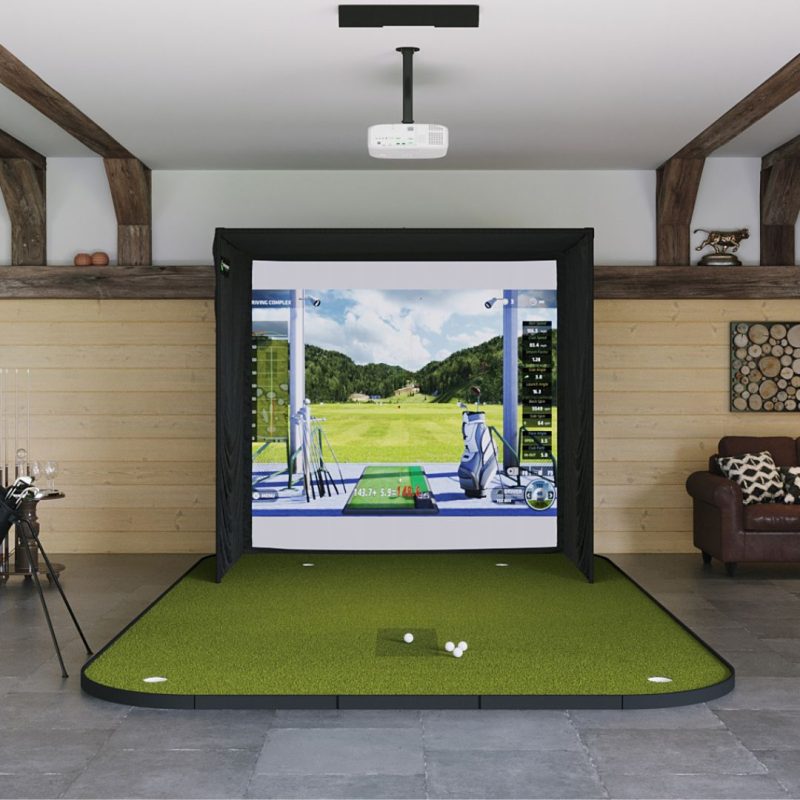 Uneekor QED SIG8 Golf Simulator Golf Simulator Uneekor SIG8 Golf Simulator Flooring Ignite