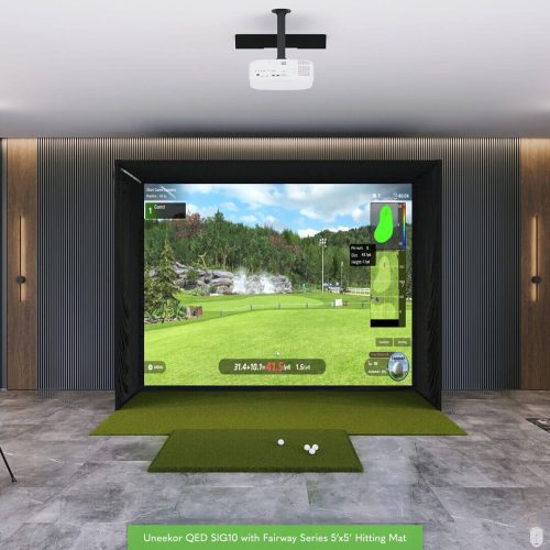 Uneekor QED SIG10 Golf Simulator Golf Simulator Uneekor Fairway Series 5' x 5' Ignite