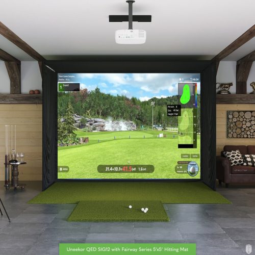 Uneekor QED SIG12 Golf Simulator Golf Simulator Uneekor Fairway Series 5' x 5' Ignite