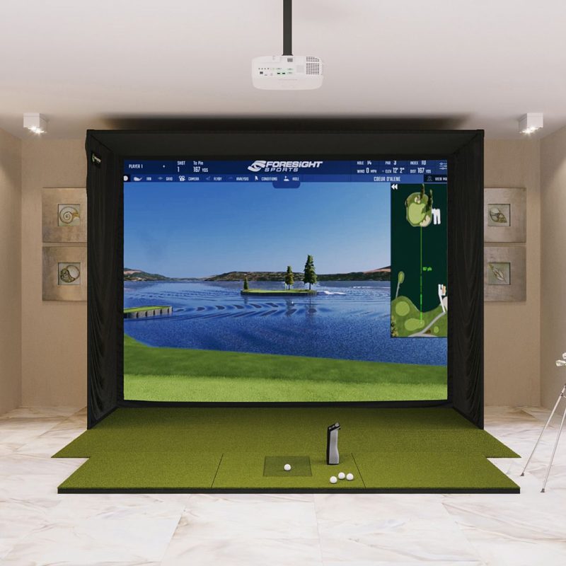 Foresight Sports GCQuad SIG12 Golf Simulator Golf Simulator Foresight Sports SIGPRO 4' x 10' None