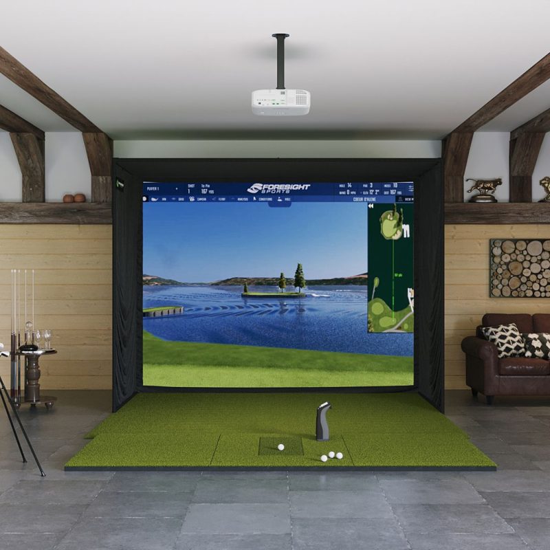 Foresight Sports GC3 SIG10 Golf Simulator Package Golf Simulator Foresight Sports SIGPRO 4' x 10' None