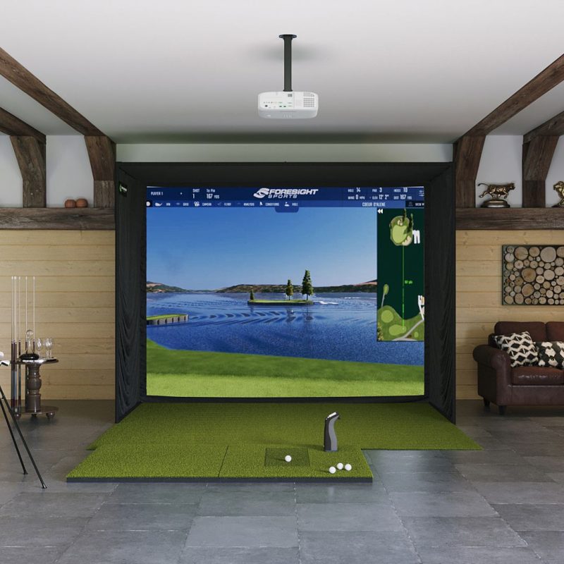 Foresight Sports GC3 SIG10 Golf Simulator Package Golf Simulator Foresight Sports SIGPRO 4' x 7' None