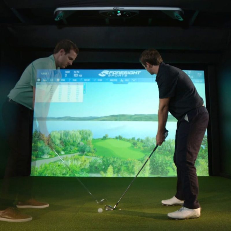 gchawk golf simulator lefty righty