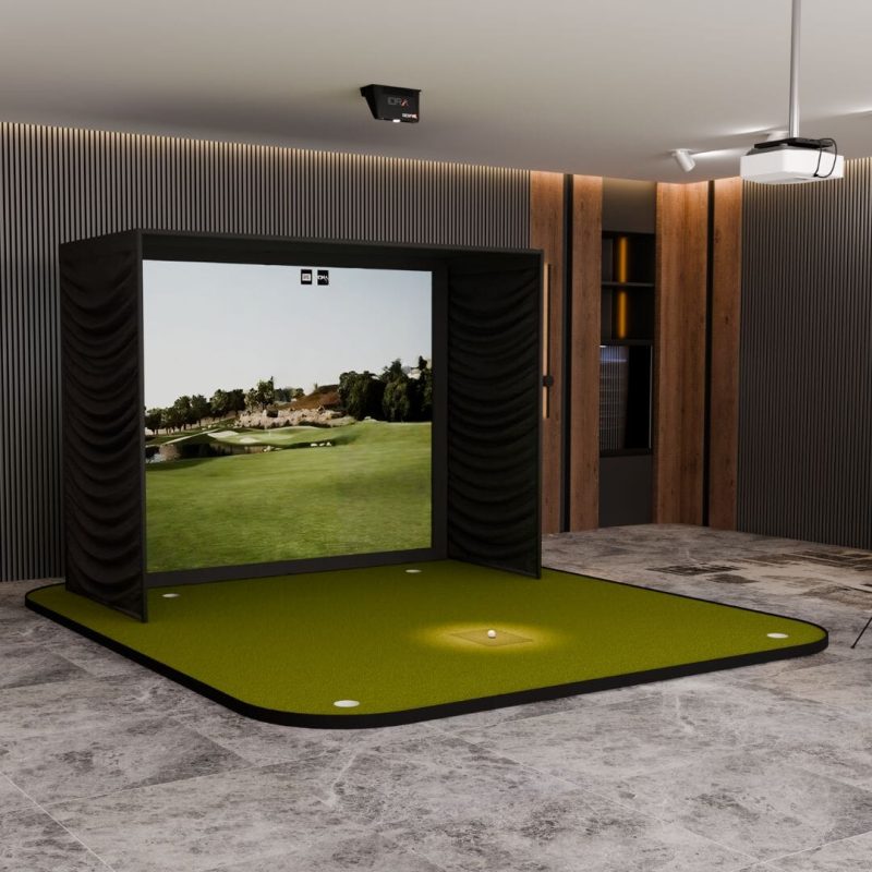 IDRA II SIG10 with Golf Simulator Flooring