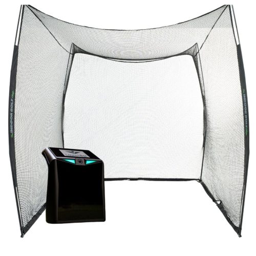 Trugolf Launch Box Golf Net Practice Bundle Golf Simulator TruGolf 10x10x10 Golf Net E6 Range 