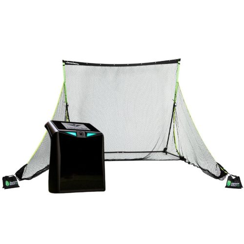 Trugolf Launch Box Golf Net Practice Bundle Golf Simulator TruGolf SIGPRO Golf Net E6 Range 