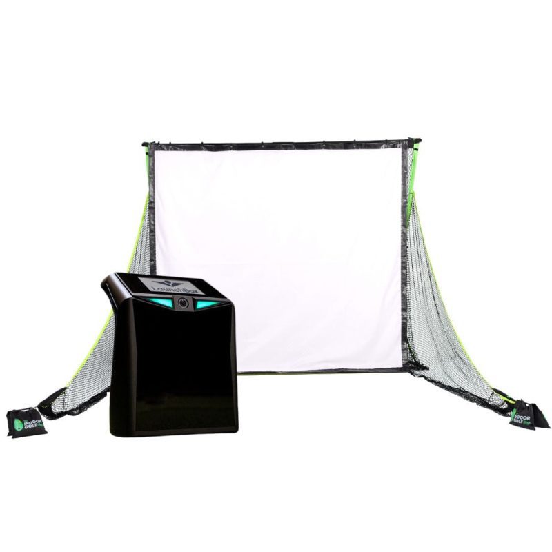 Trugolf Launch Box Golf Net Practice Bundle Golf Simulator TruGolf SIGPRO Golf Net wPreferred/Screen E6 Range