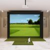 Garmin Approach R50 SIG12 Golf Simulator Package with Fairway series 5' x 5' golf mat.