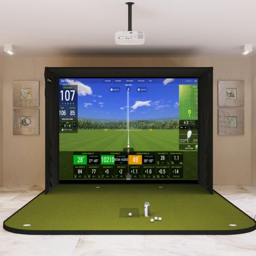 SkyTrak+ SIG10 Golf Simulator Package Golf Simulator SkyTrak SIG10 Golf Simulator Flooring None