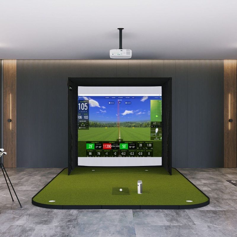 SkyTrak+ SIG8 Golf Simulator Golf Simulator SkyTrak SIG8 Golf Simulator Flooring None