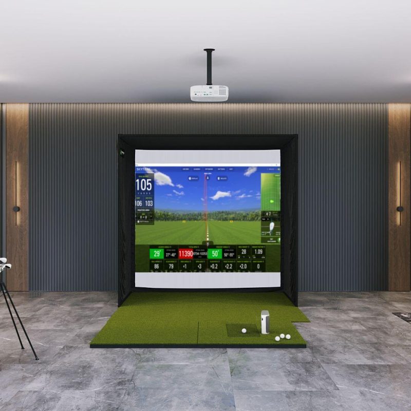 SkyTrak+ SIG8 Golf Simulator Golf Simulator SkyTrak SIGPRO 4' x 7' None