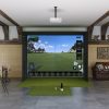 Square Golf SIG10 Golf Simulator Package with 5x5 golf mat