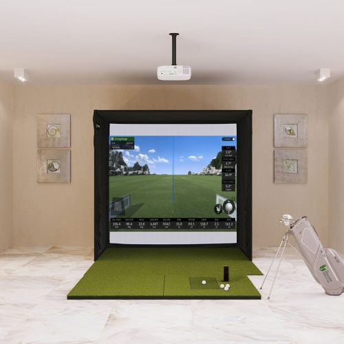 Square Golf SIG8 Golf Simulator Package Golf Simulator Square Golf SIGPRO Softy 4'x7' 