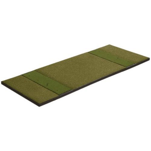 view of fiberbuilt 4 x 10 double sided golf mat