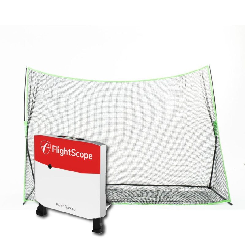 Flightscope X3 Golf Net Practice Bundle Golf Simulator Flightscope 10x7 Rectangle Golf Net